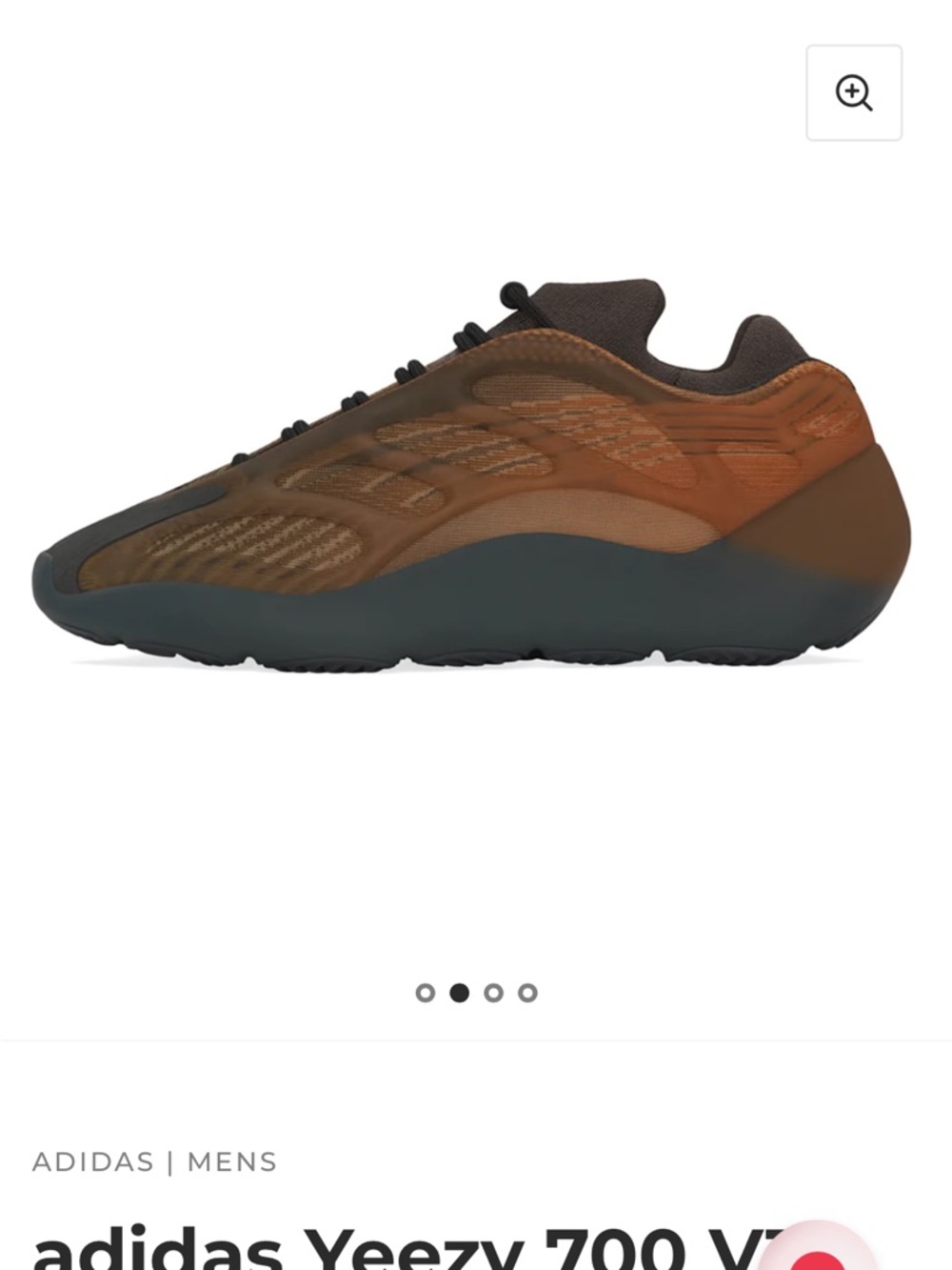 adidas Men's Brown and Black Running Sneaker